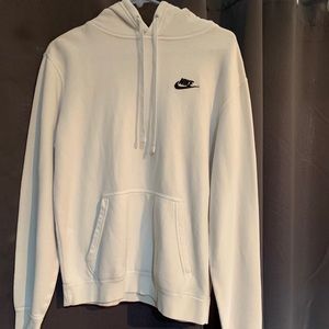 White and Black Check Nike Hoodie